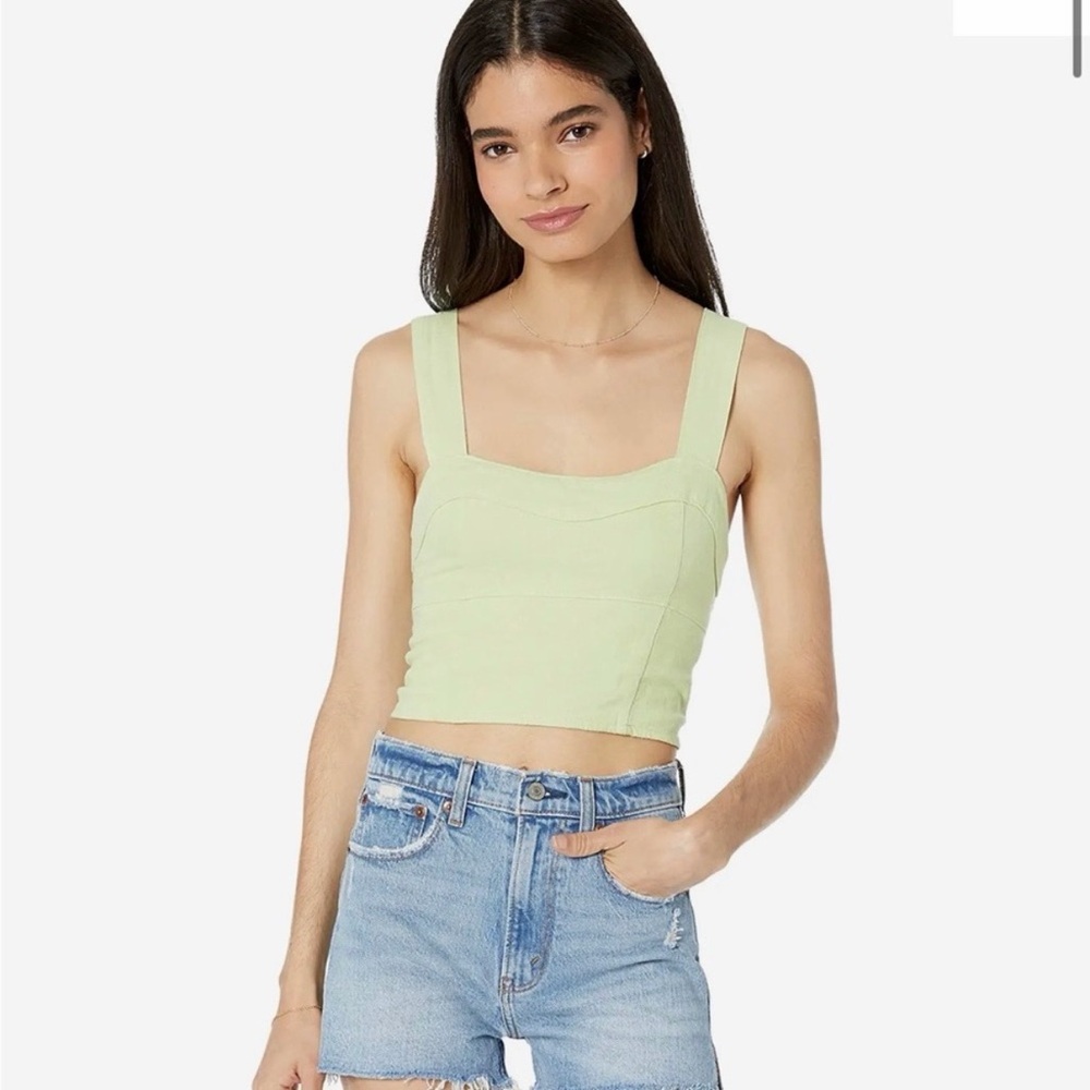 Abercrombie & Fitch Cropped Tank‎ Top Spring Corset